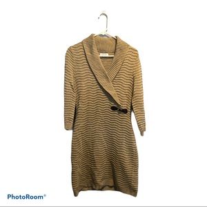 Calvin Klein women’s long sleeved sweater dress